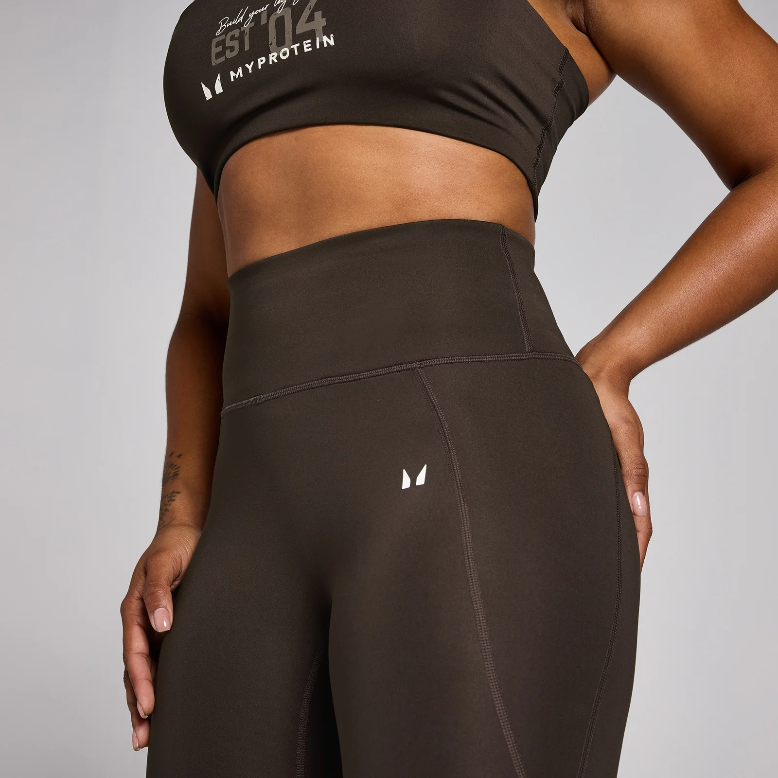 MP Women's Origin Graphic Training Leggings - Coffee - XS Image 4