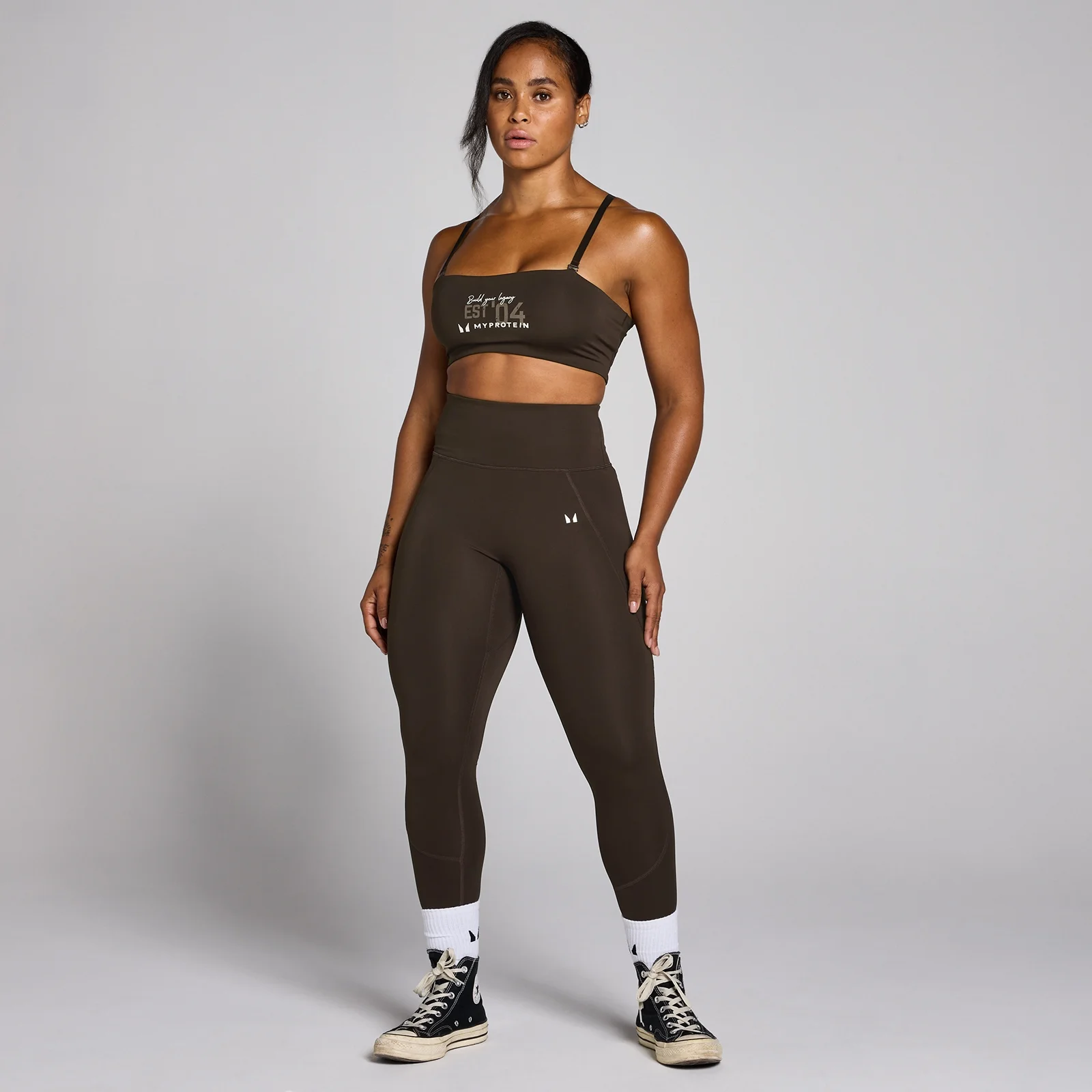 MP Women's Origin Graphic Training Leggings - Coffee - XS Image 3