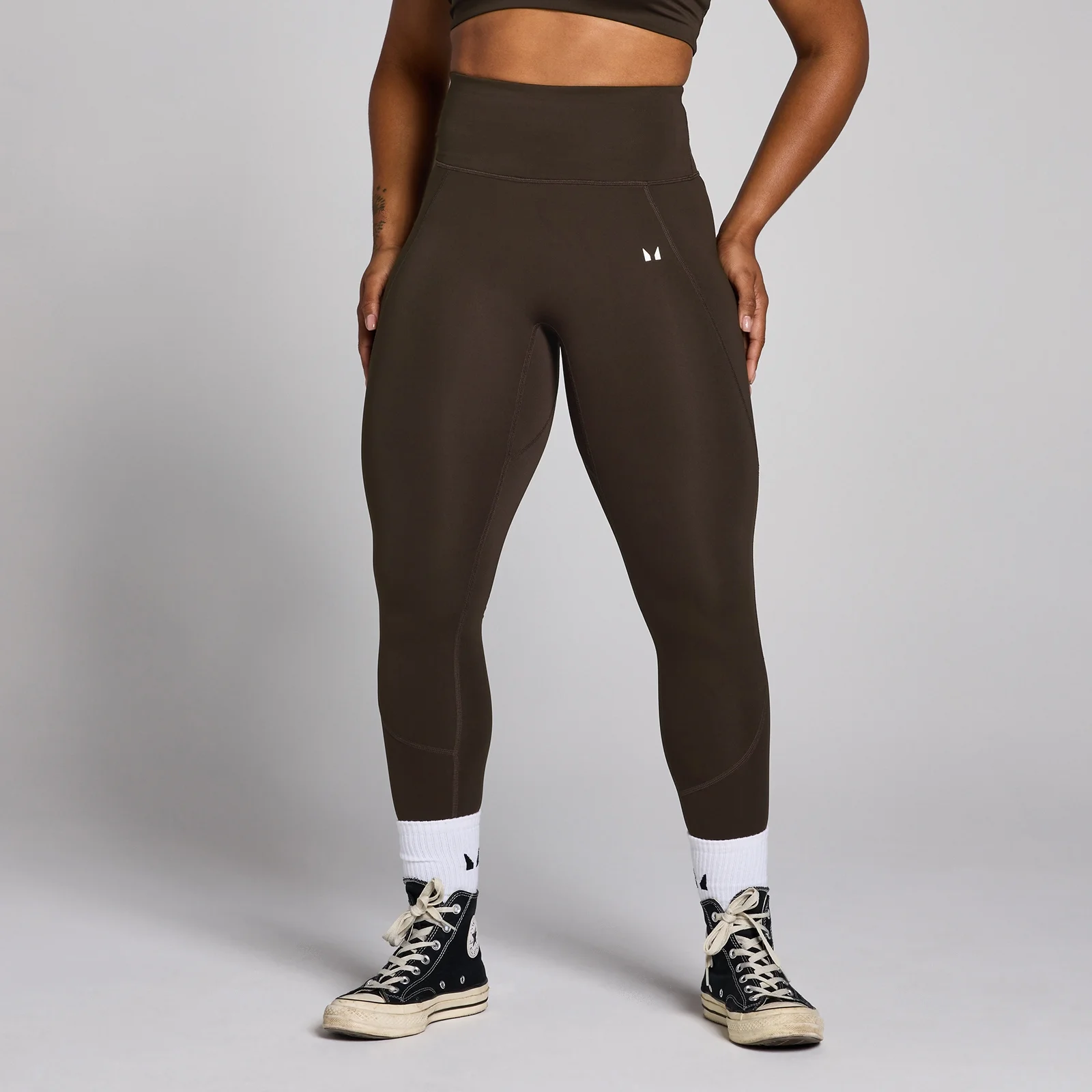 MP Women's Origin Graphic Training Leggings - Coffee - XS Image 1