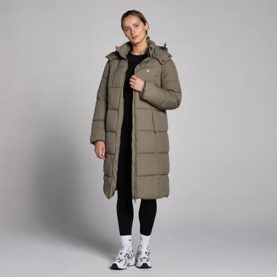 MP Women's Long Padded Puffer Jacket - Espresso - L Image 6
