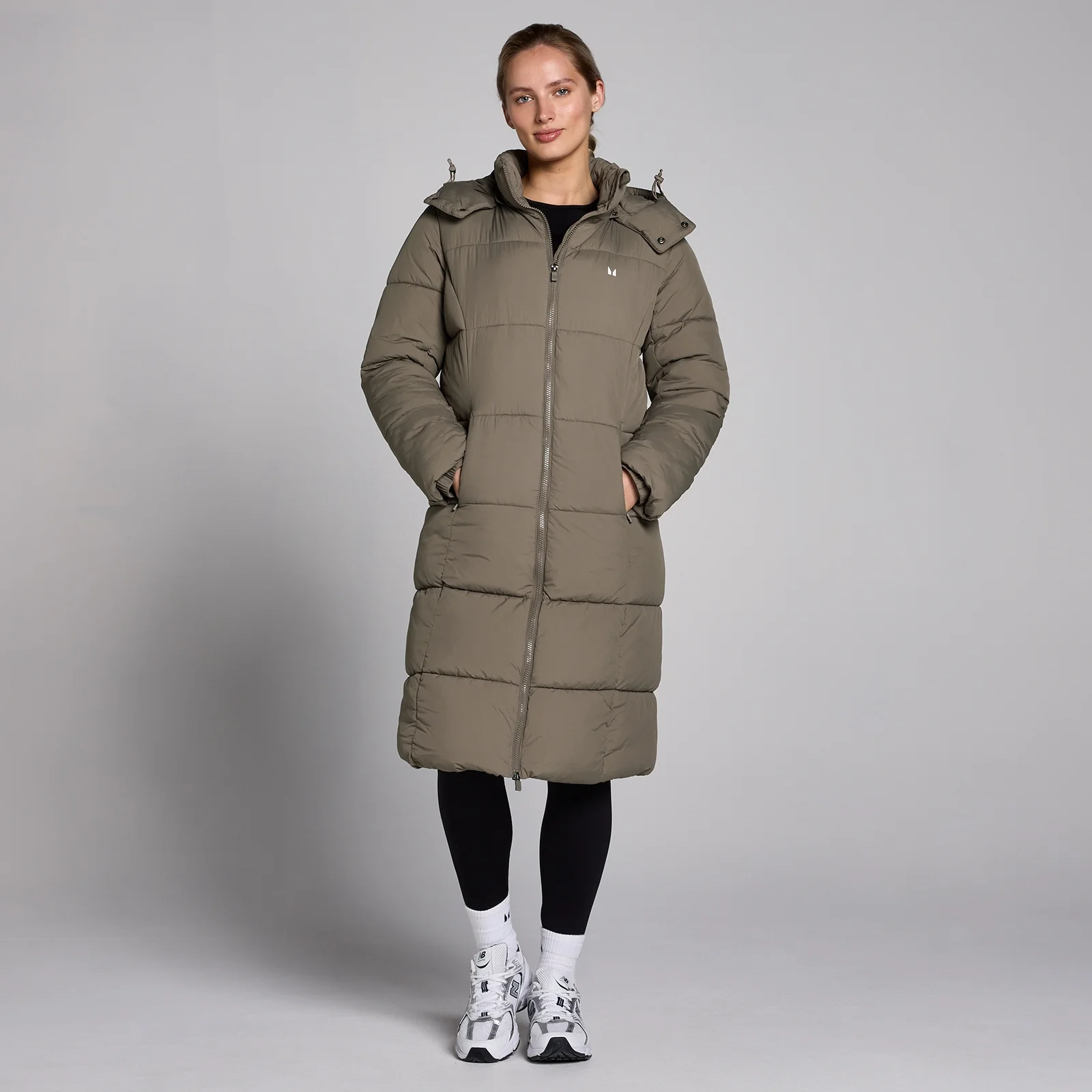 MP Women's Long Padded Puffer Jacket - Espresso - L Image 1