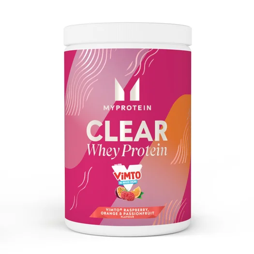 Clear Whey Protein Powder - 250G - 10servings - Vimto - Raspberry, Orange and Passionfruit