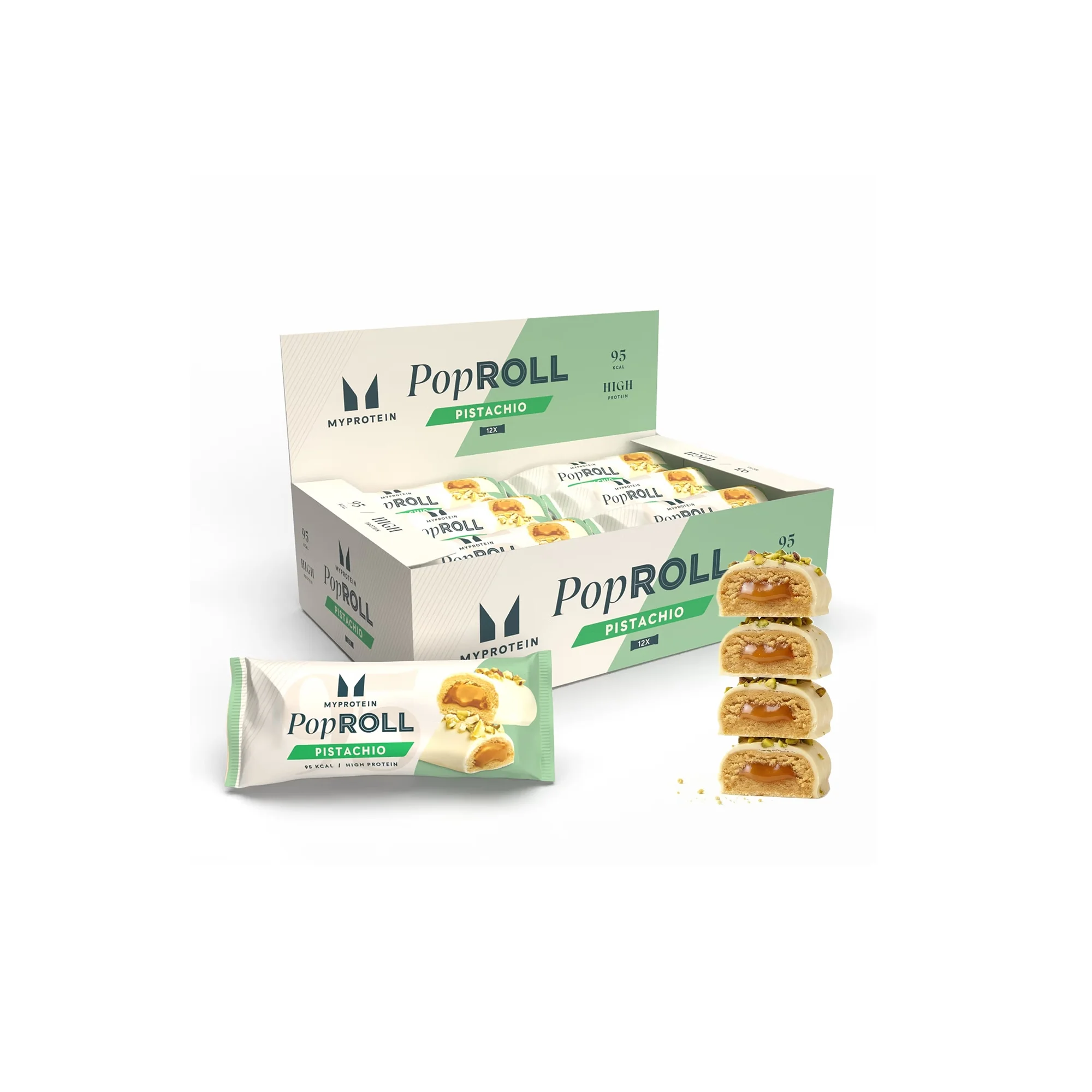 Pop Roll Protein Snack (Pistachio)