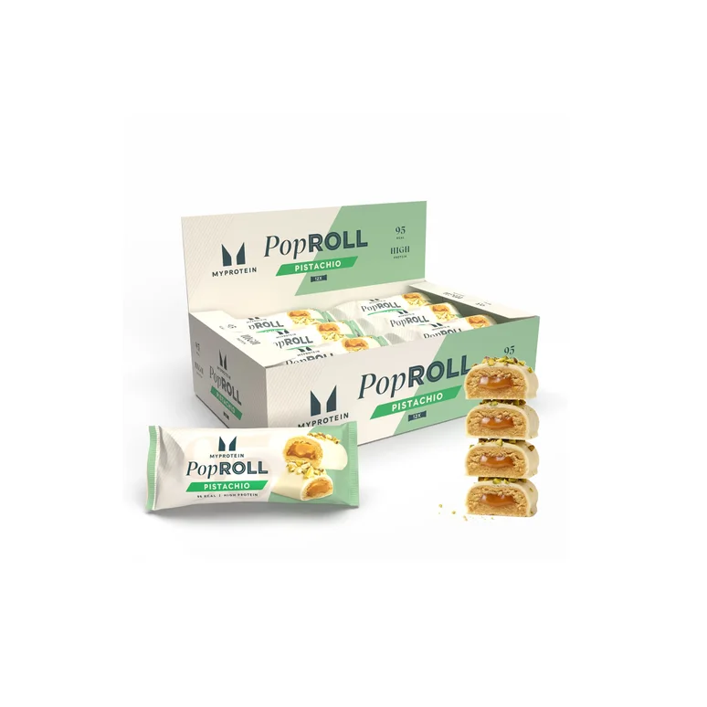 Pop Roll Protein Snack - 12 x 27g - Pistachio