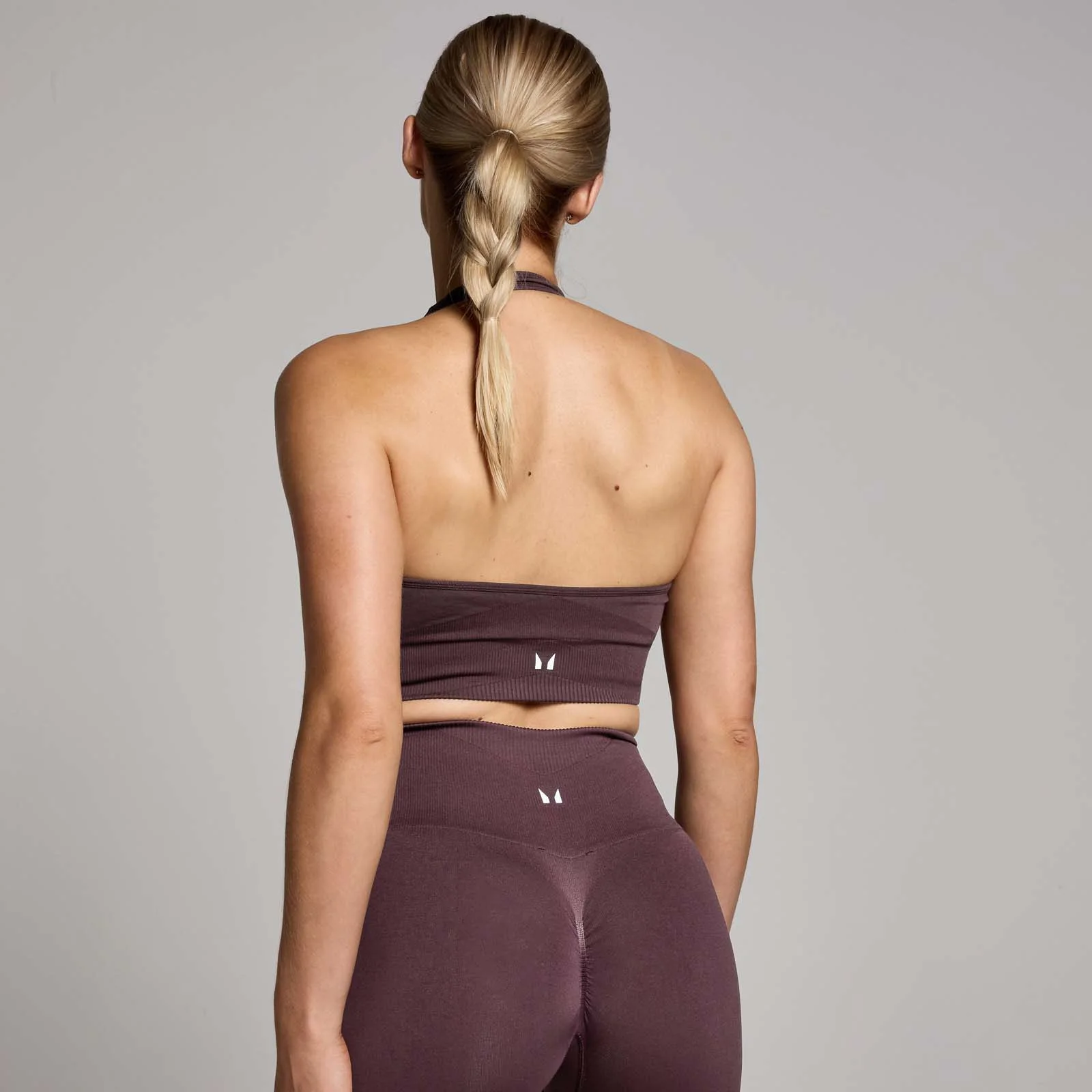MP Women's Tempo Seamless Halter Neck Bra - Fudge - XL Image 2