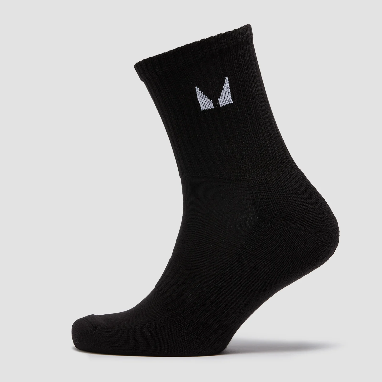 MP Unisex Crew Socks (5 Pack) - Black - UK 6-8 Image 2