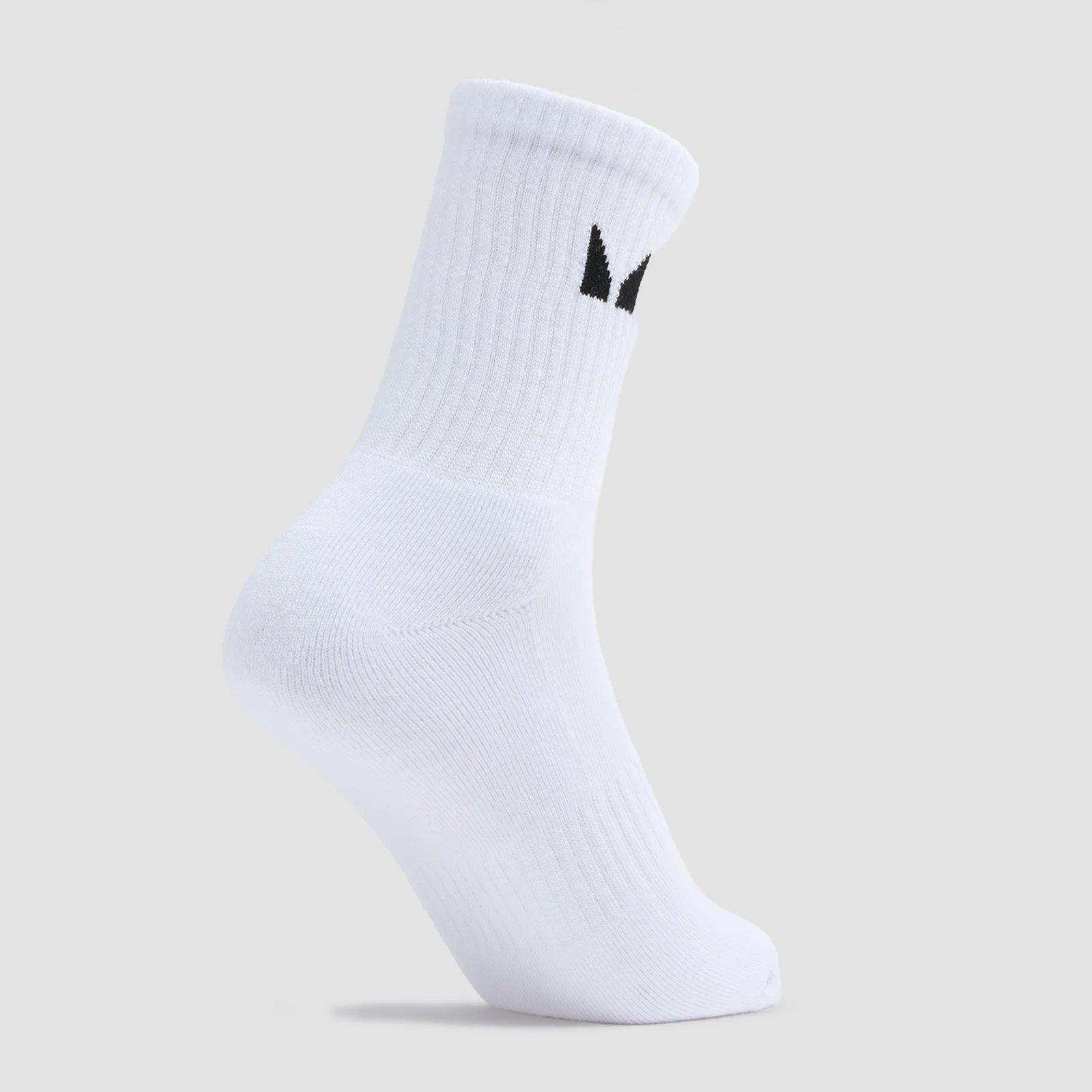 MP Unisex Crew Socks (3 Pack) - White - UK 9-11 Image 3