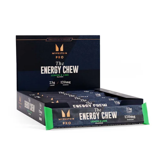 THE Energy Chew | Carbohydrate Bar - 12Bars - Lemon & Lime