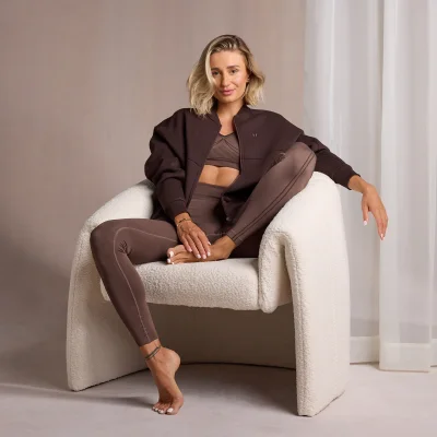 MP X Tatiana V-Neck Seamless Bra - Coffee - M Image 7