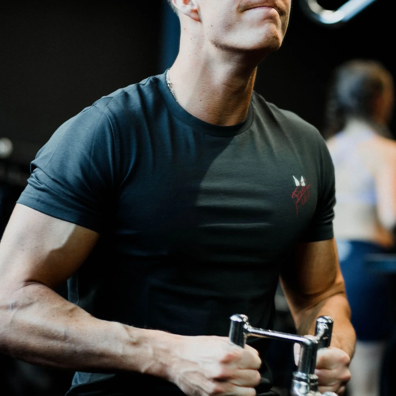 MP Men's Joe Fazer Muscle Fit Graphic T-Shirt - Washed Black - XS Image 2