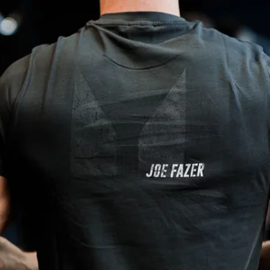 MP Men's Joe Fazer Muscle Fit Graphic T-Shirt - Washed Black - Size XS