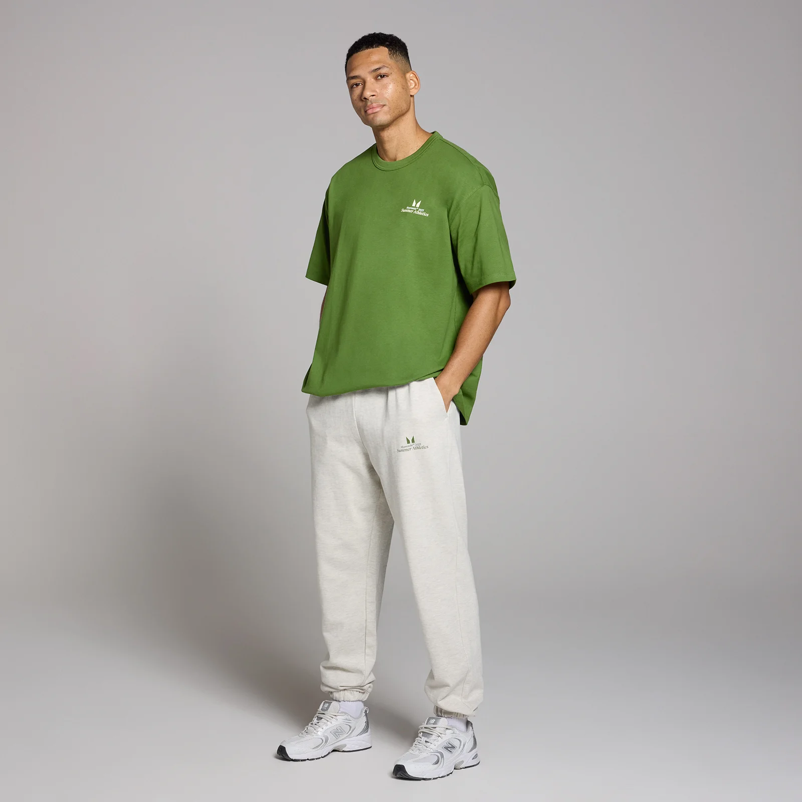 MP Retro Graphic T-Shirt - Dark Pine - XXS-XS Image 3