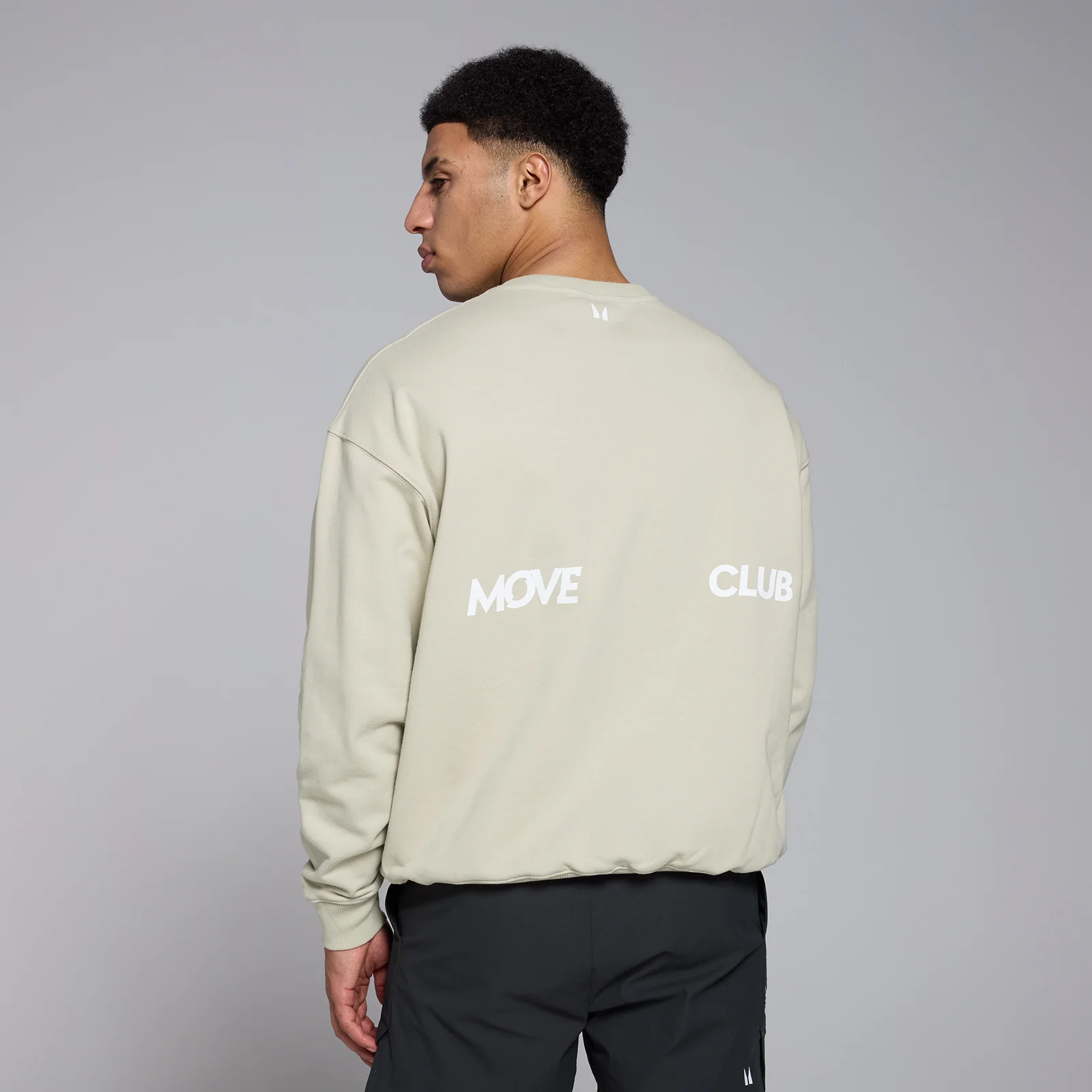 MP Men's Tempo Oversized Graphic Sweatshirt - Salt Grey - XS Image 1