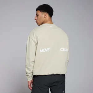 MP Men's Tempo Oversized Graphic Sweatshirt - Salt Grey - Size XL