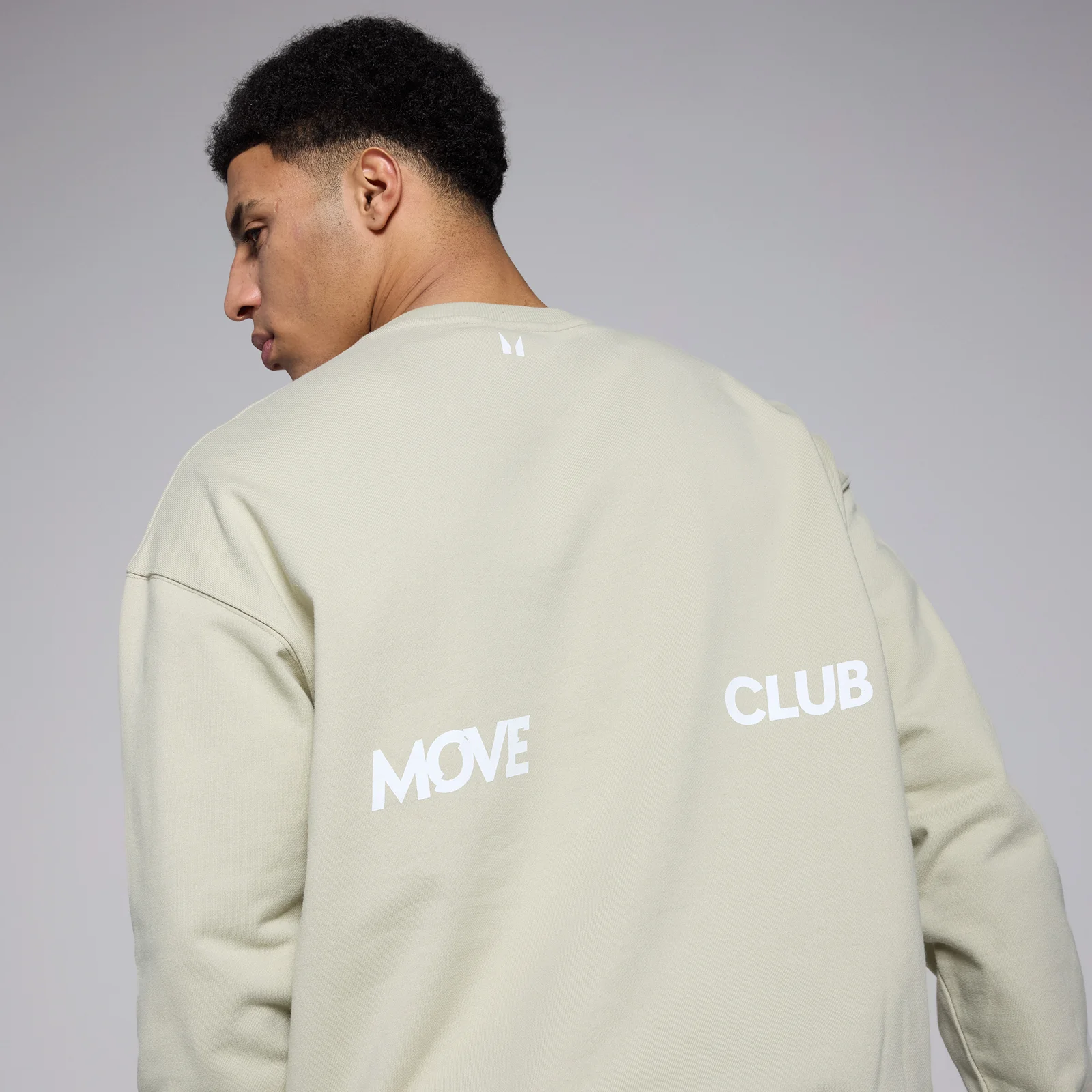 MP Men's Tempo Oversized Graphic Sweatshirt - Salt Grey - XS Image 4