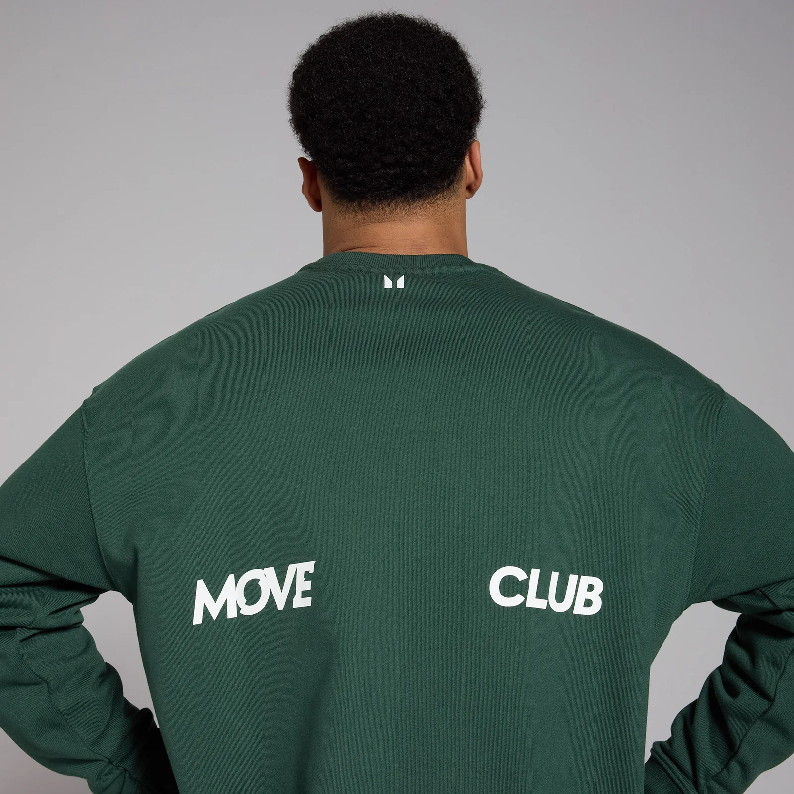 MP Men's Tempo Oversized Graphic Sweatshirt - Deep Green - L Image 4