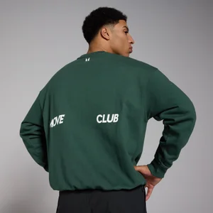 MP Men's Tempo Oversized Graphic Sweatshirt - Deep Green - Size XXL