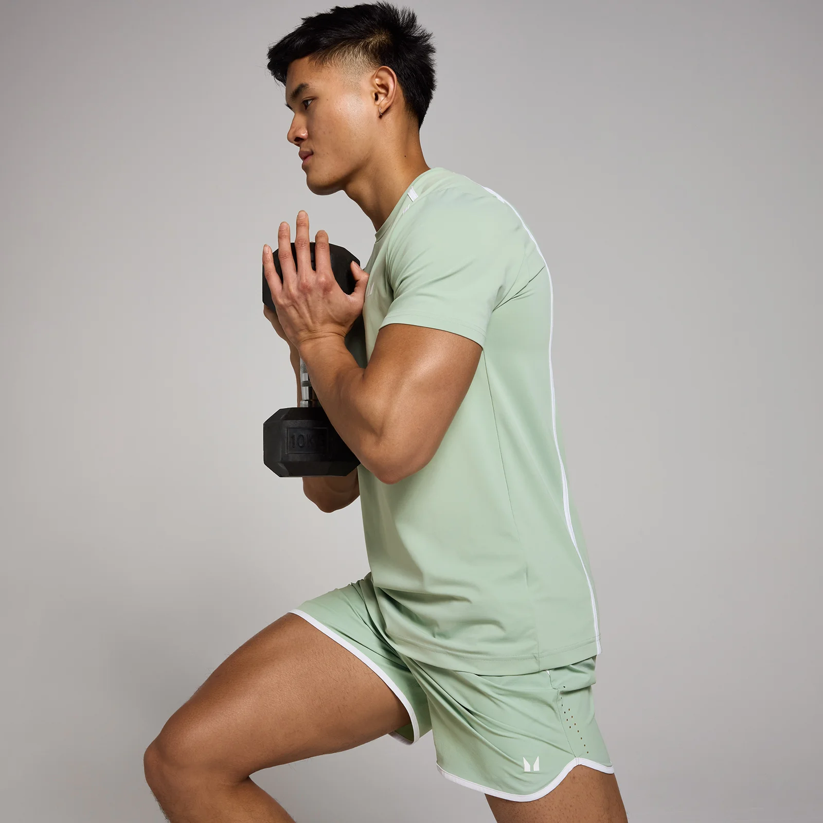 MP Men's Tempo Binding 5" Shorts - Frost Green - XS Image 4