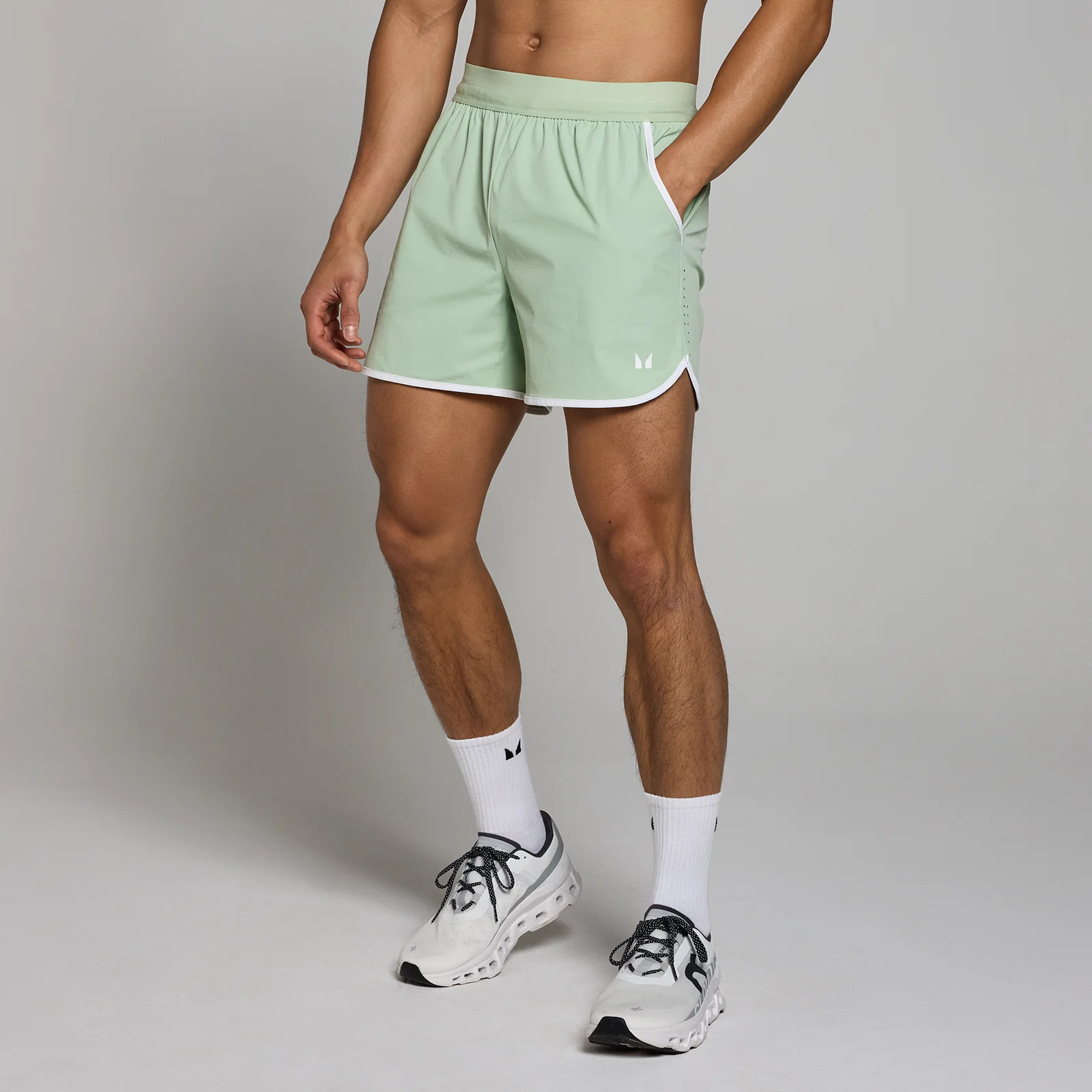 MP Men's Tempo Binding 5" Shorts - Frost Green - XS Image 1