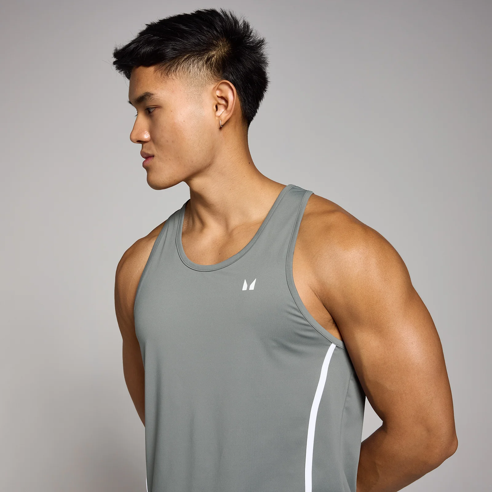 MP Men's Tempo Binding Vest - Rock - XS Image 5