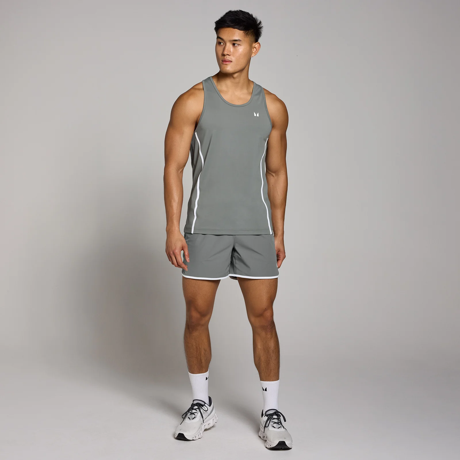 MP Men's Tempo Binding Vest - Rock - XS Image 3