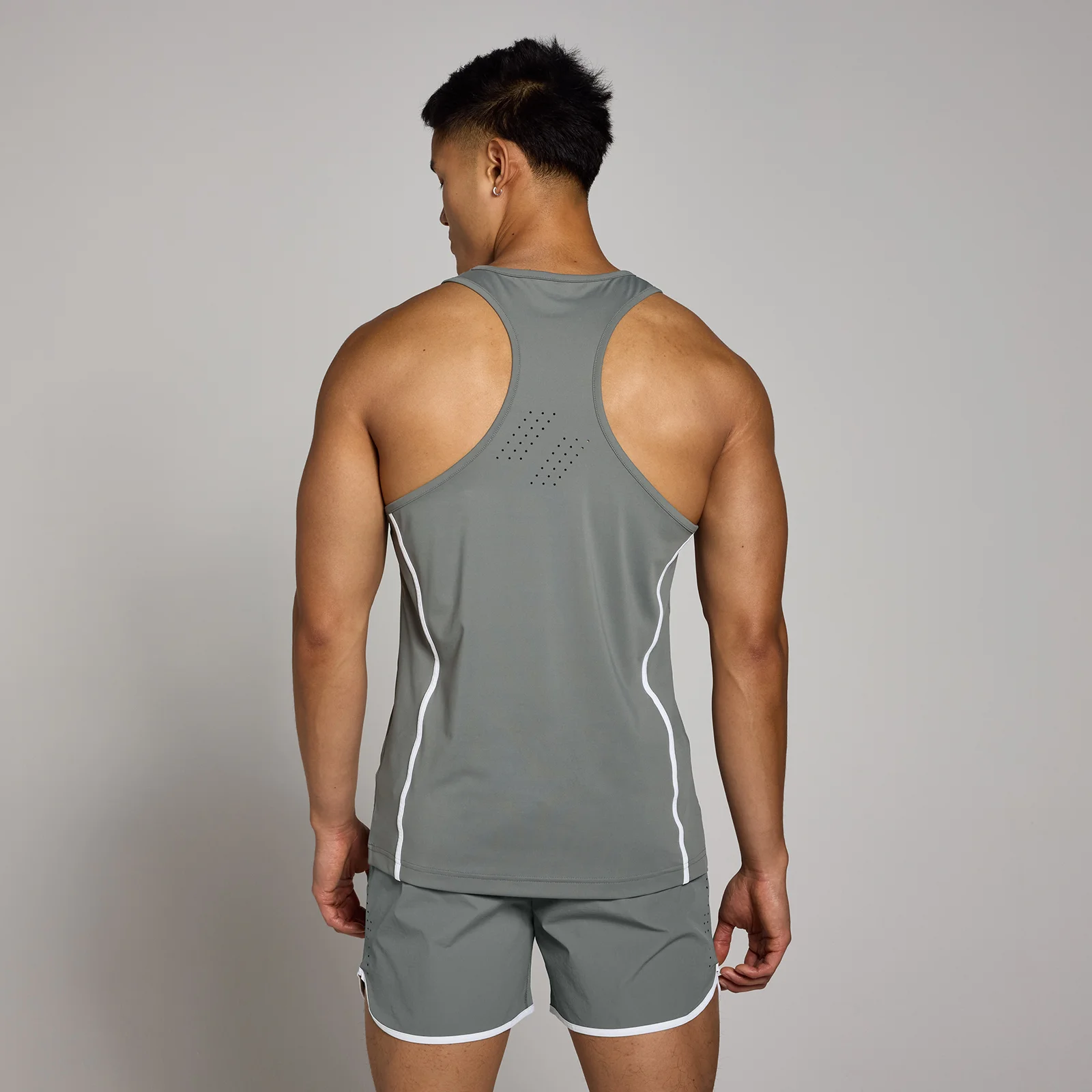 MP Men's Tempo Binding Vest - Rock - XS Image 2