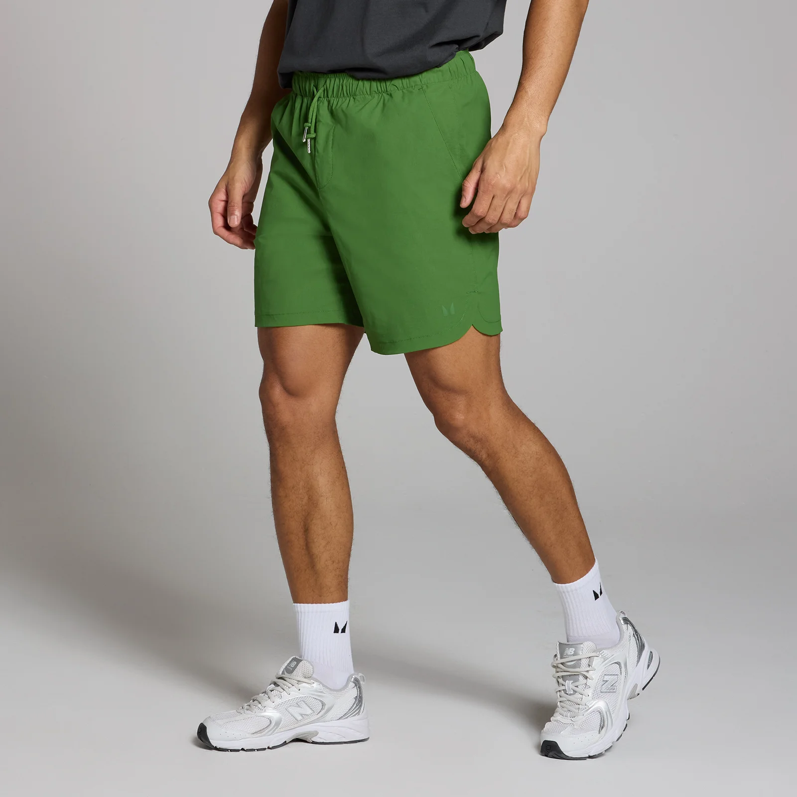 MP Men's Retro Woven Shorts - Dark Pine - XS Image 1