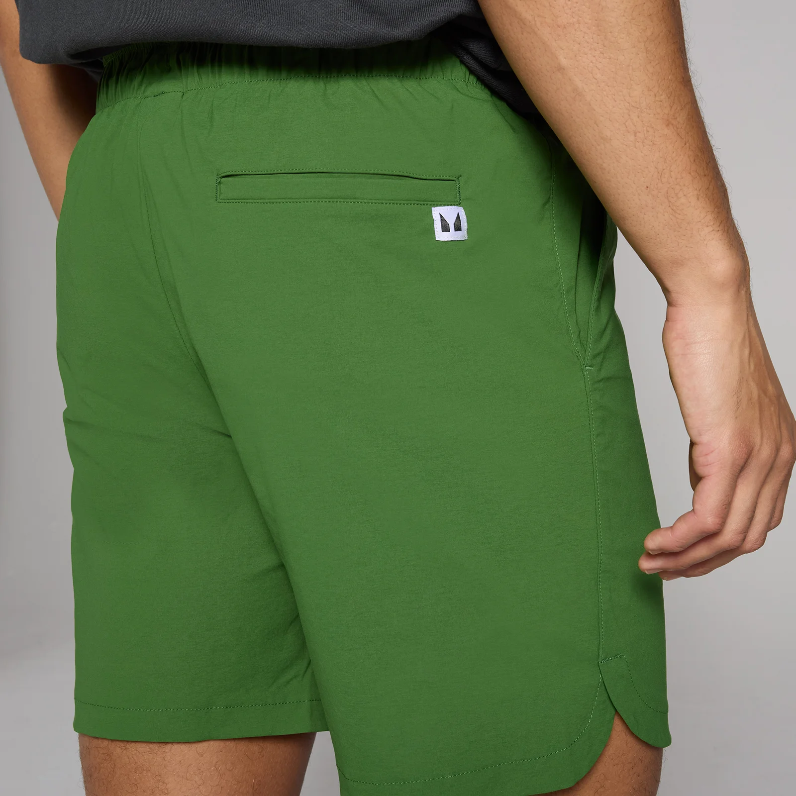 MP Men's Retro Woven Shorts - Dark Pine - XS Image 5