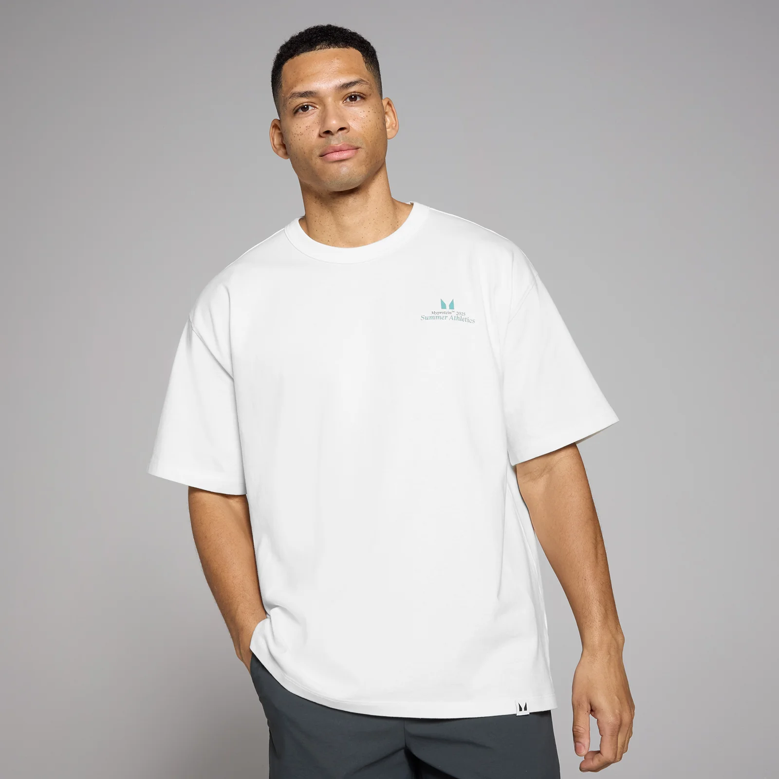 MP Retro Graphic T-Shirt - Retro White - S-M Image 1