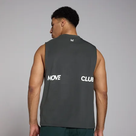 MP Men's Tempo Graphic Oversized Tank - Washed Black