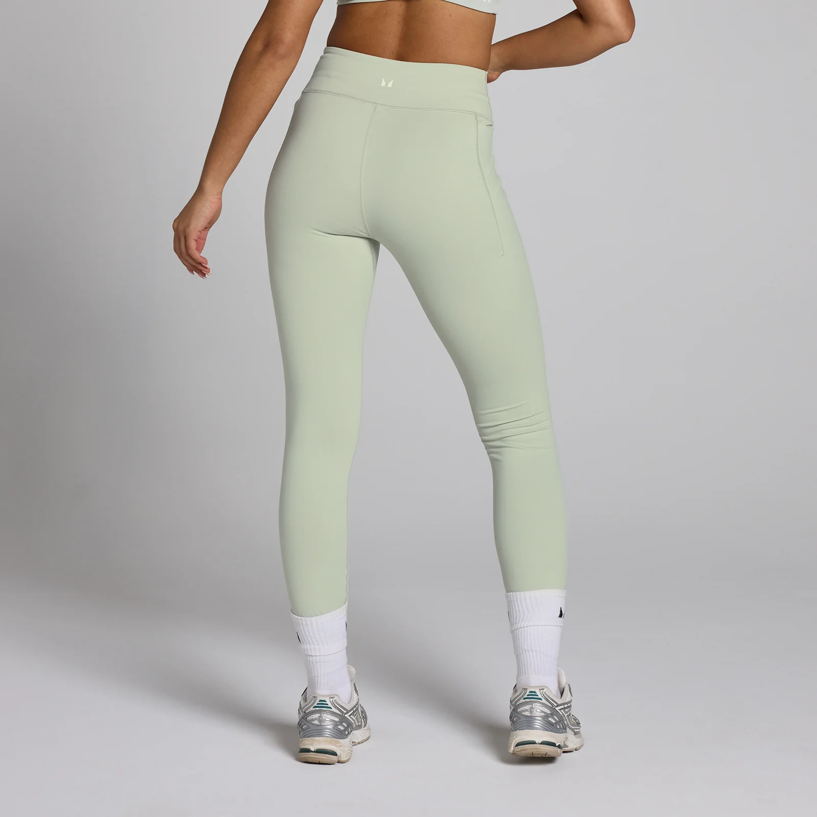MP Women's Tempo Sculpt Training Leggings - Mineral Green - XL Image 2