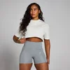 MP Women's Origin Super Crop Graphic T-Shirt - Grey Marl