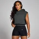 MP Women's Origin Cropped Sleeveless Hoodie - Washed Black