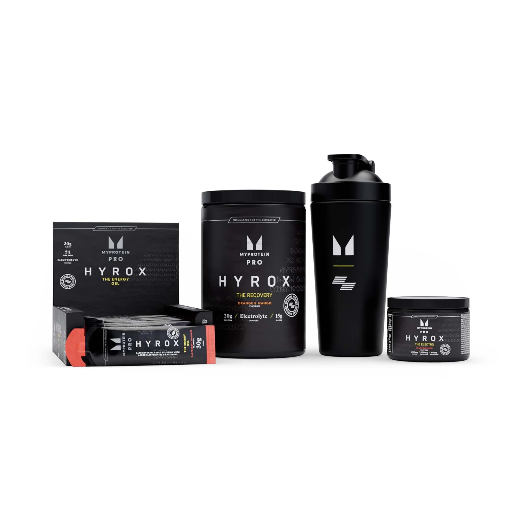 HYROX Bundle - THE Energy - Raspberry Lemonade - THE Electro - Watermelon - THE Recovery - Orange & Mango Image 1