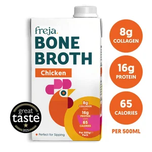 Freja Chicken Bone Broth 500ml - Option Chicken