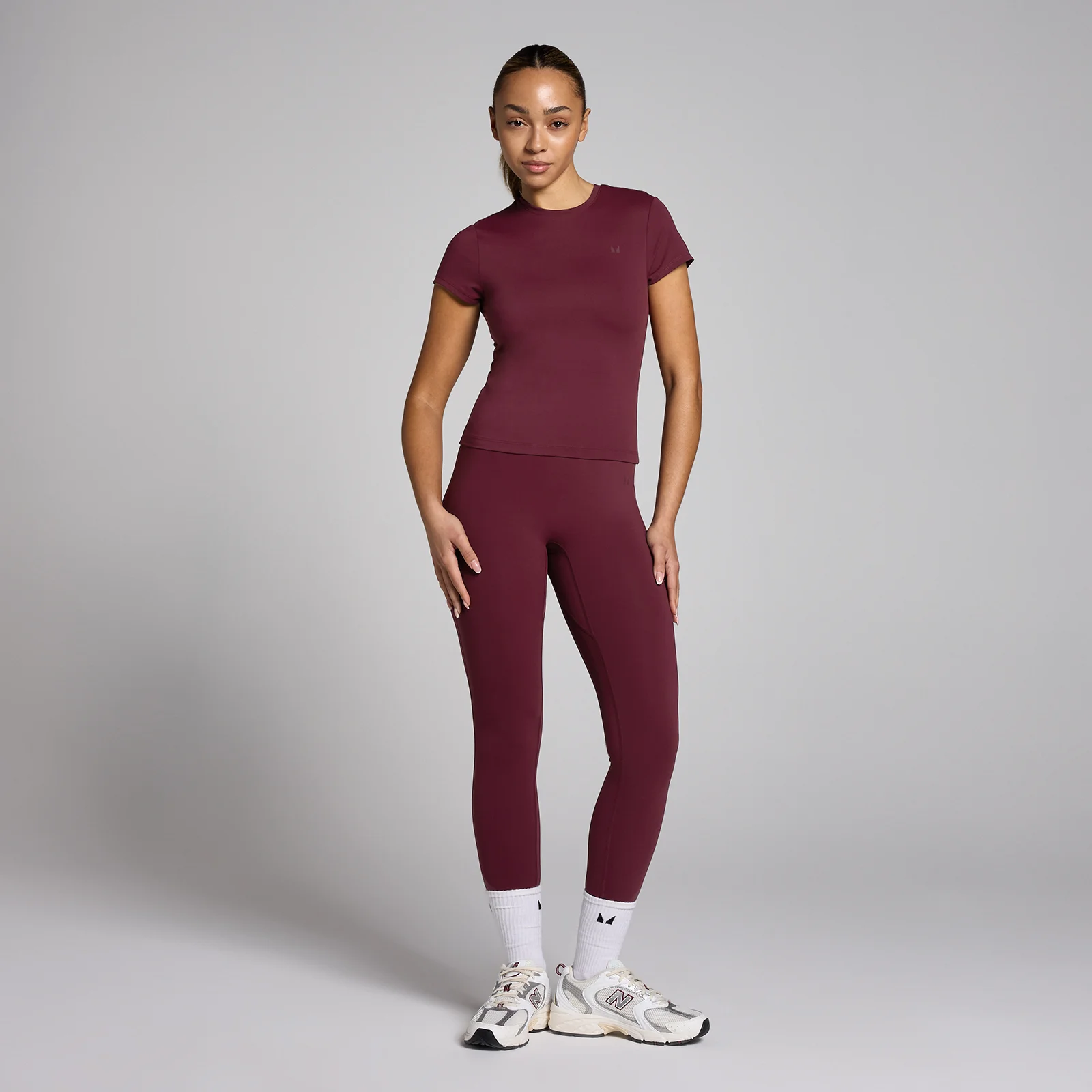 MP Women's Tempo Leggings - Red Wine - XXL Image 3