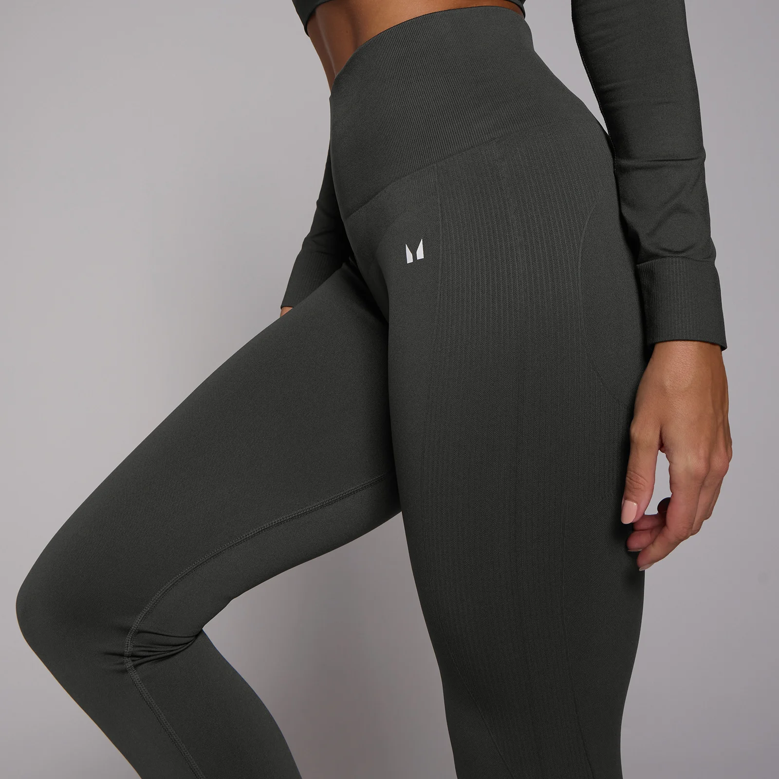 MP Women's Shape Seamless Leggings Dark Shadow Myprotein UK