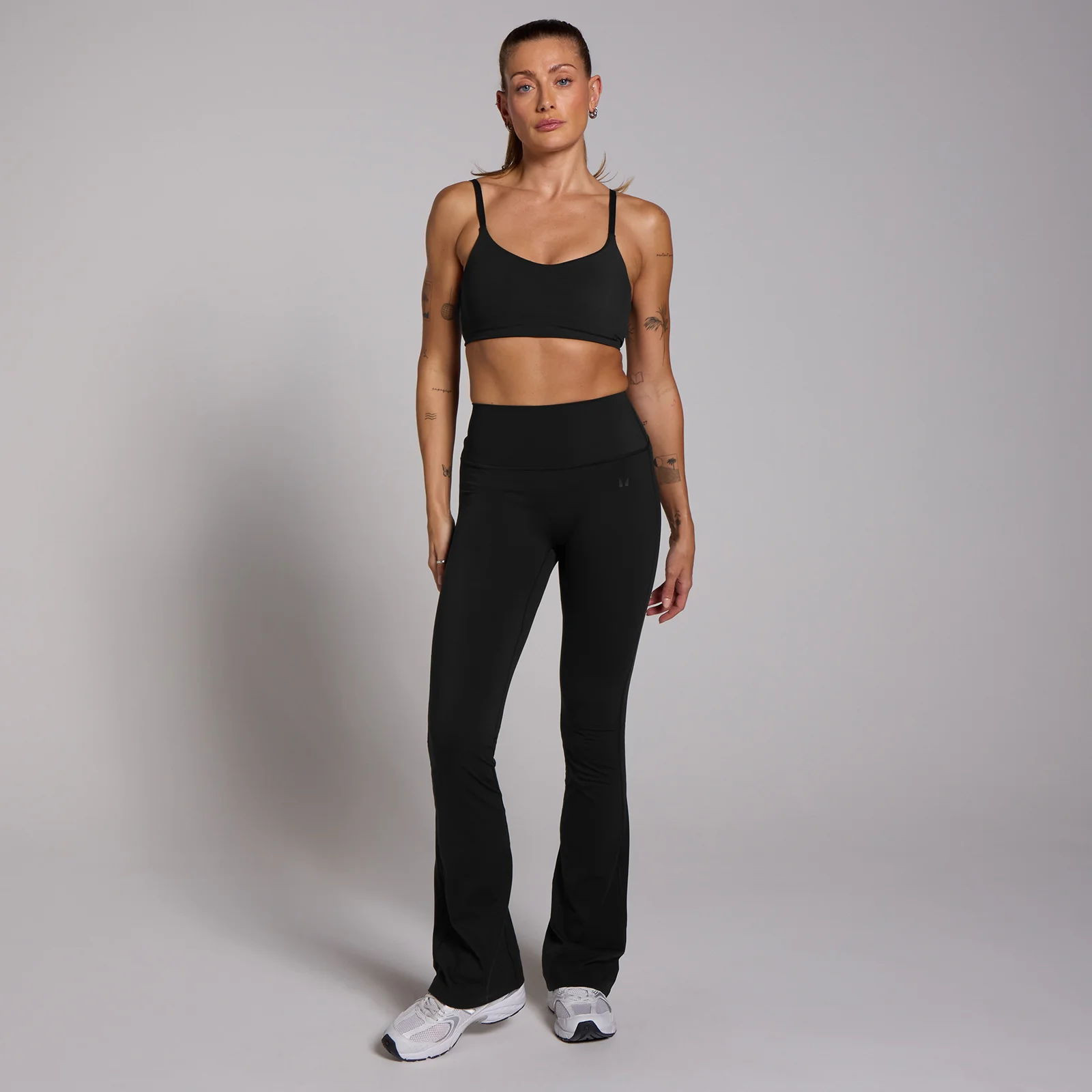 MP Women's Tempo Tall Flared Leggings - Black - XS Image 3