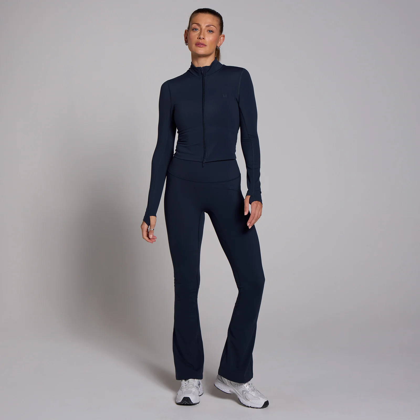 MP Women's Tempo Cropped Jacket - Navy - XXL Image 3