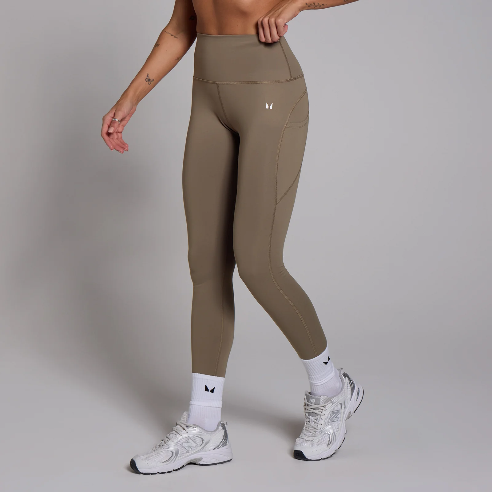 MP Women's Power High Rise Leggings - Espresso - L Image 1