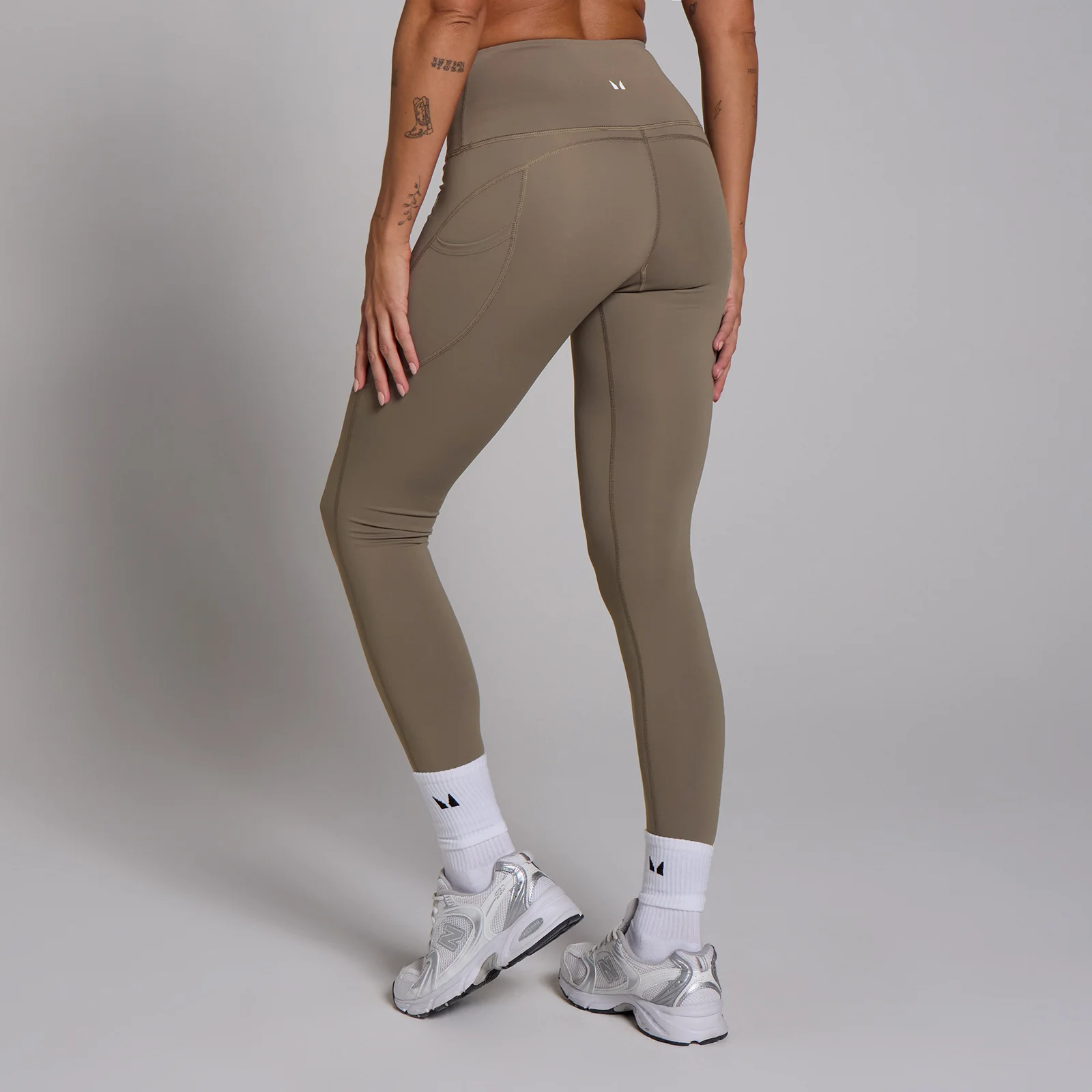MP Women's Power High Rise Leggings - Espresso - L Image 2