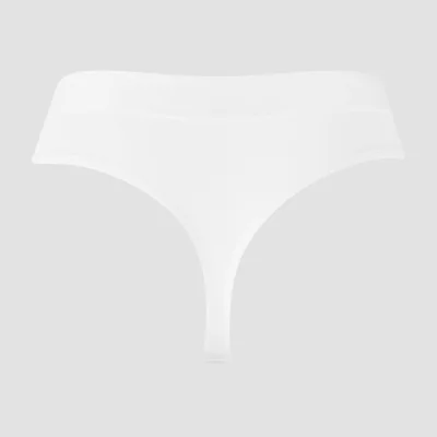 MP Women's Mid Rise Thong (3 Pack) - White - S Image 7
