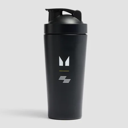 Myprotein Hyrox Recycled Metal Shaker - Black