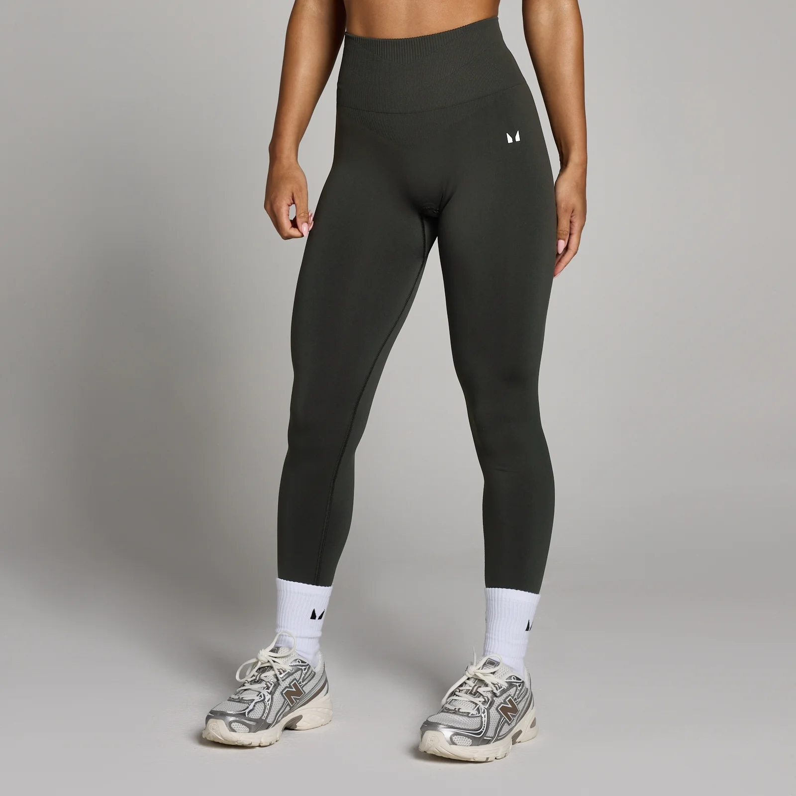 MP Women's Tempo Seamless Leggings - Night Grey - S Image 1
