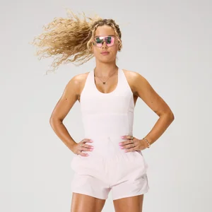 MP Women's Tempo Shorts All-In-One - Baby Pink - Size XS