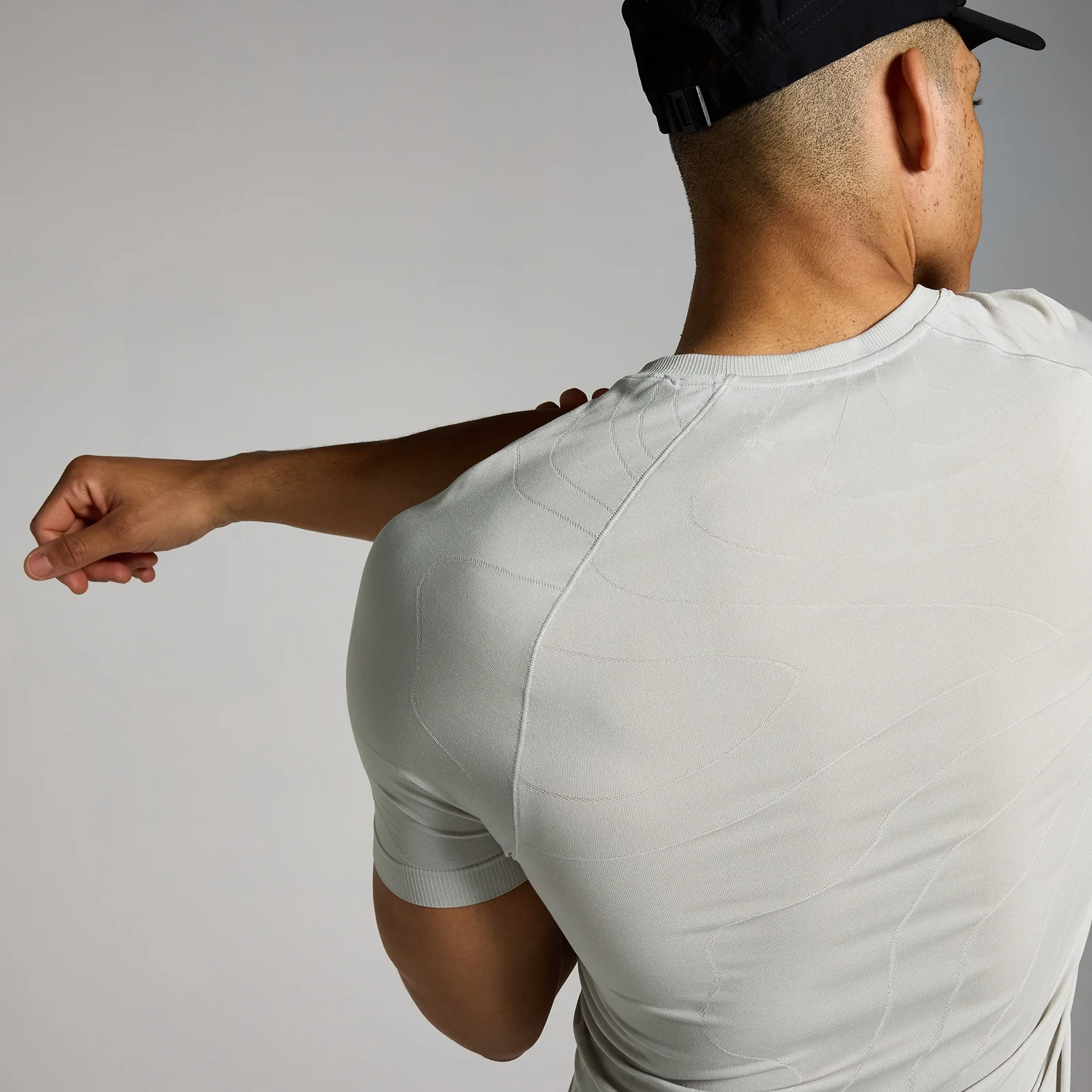 MP Men's Velocity Ultra Muscle Fit Seamless T-Shirt - Chrome - S Image 5