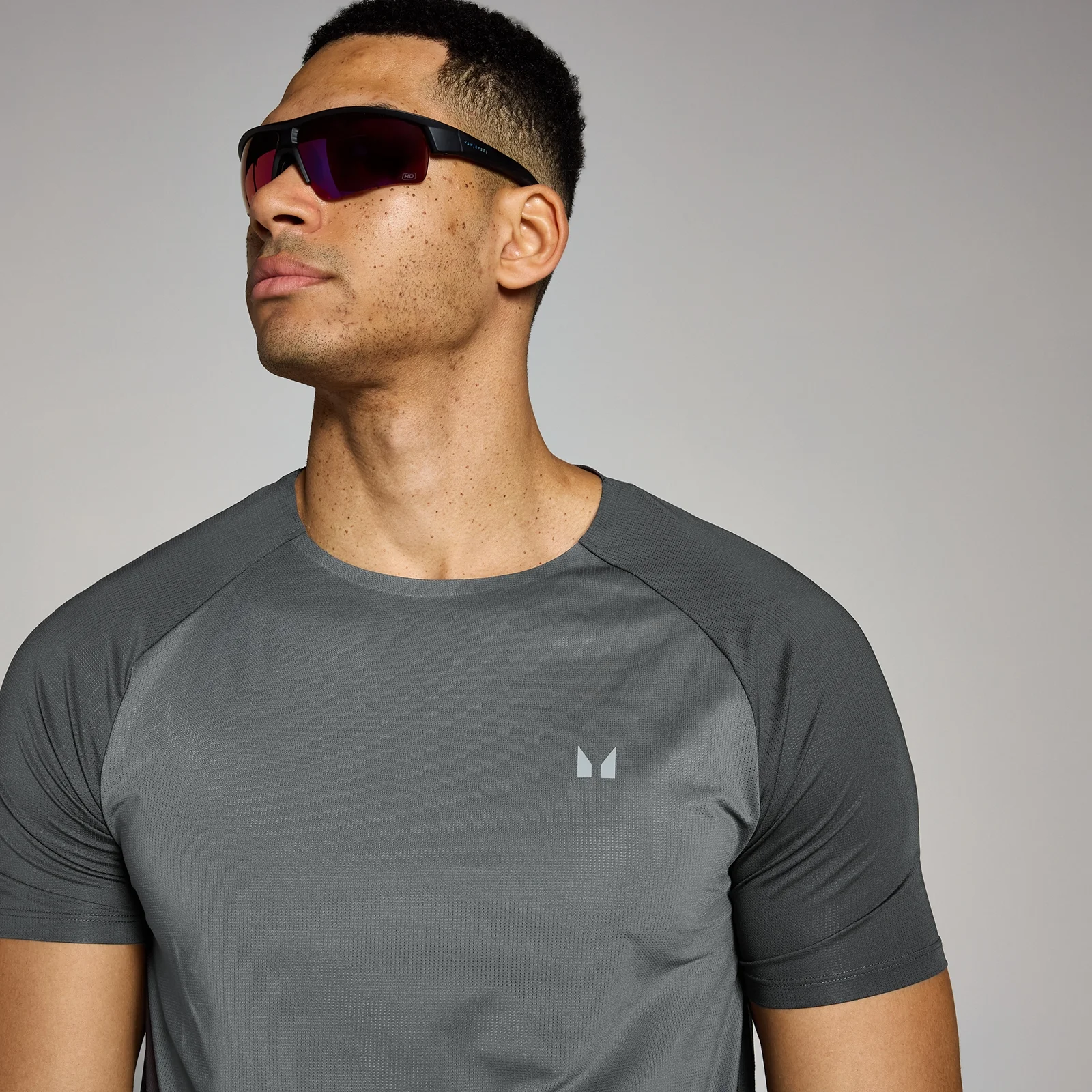 MP Men's Velocity Ultra Mesh T-Shirt - Dark Grey - S Image 4