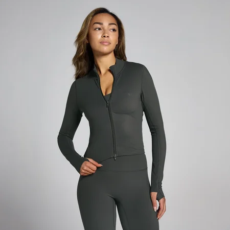 MP Women's Tempo Cropped Jacket - Night Grey