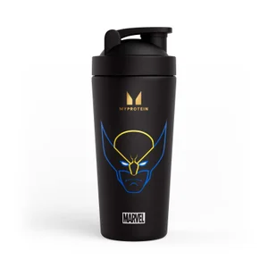 Myprotein Wolverine Recycled Metal shaker - Black - Option Wolverine