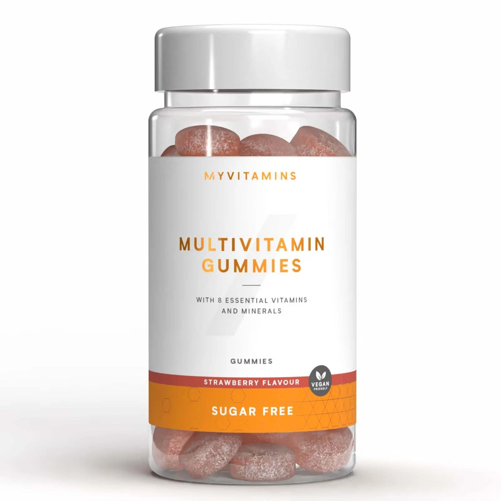 Sugar-Free Multivitamin Gummies - 60gummies - Sugar Free Strawberry Image 1